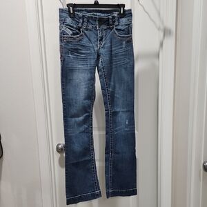 Hydraulic Dark Blue Straight Leg Jeans